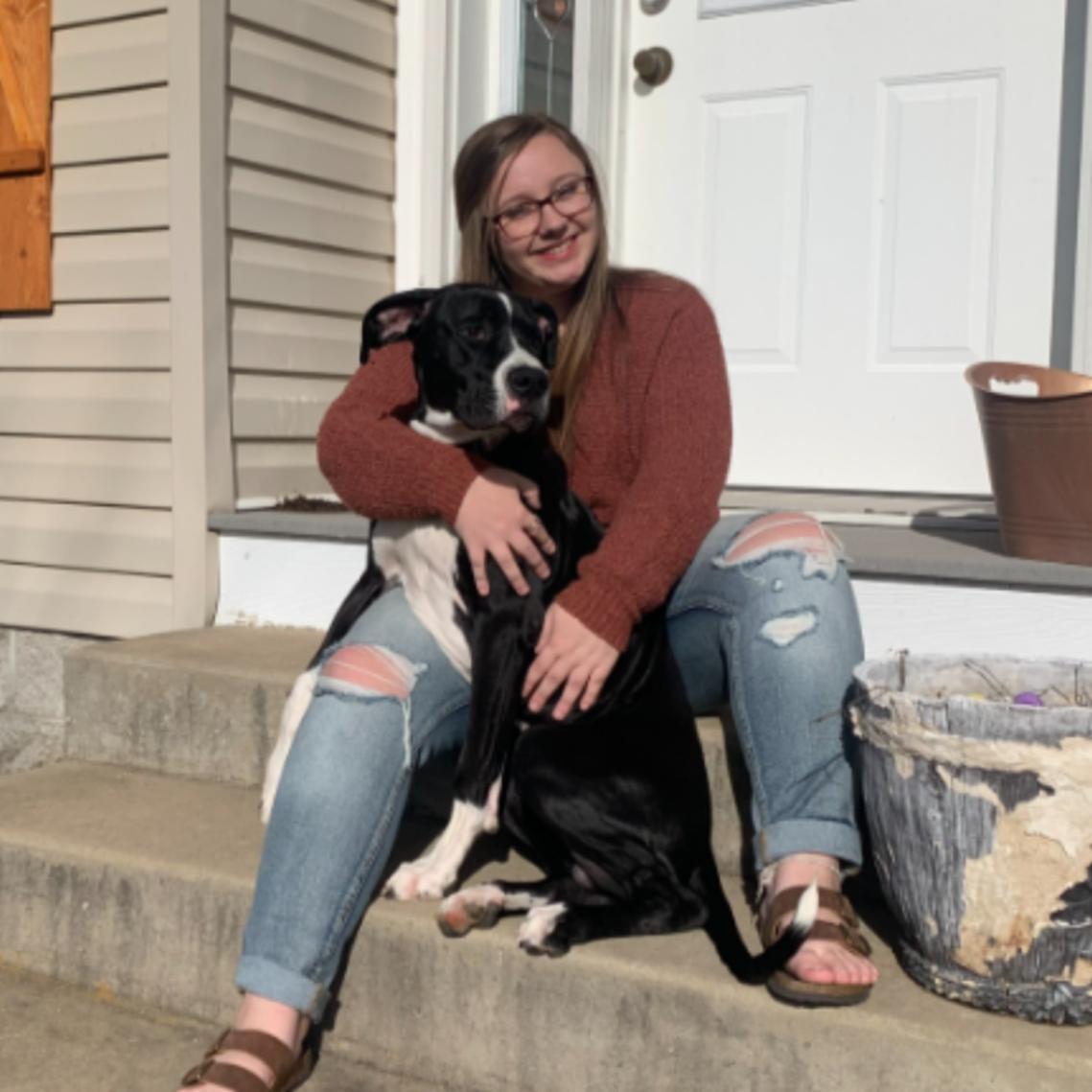 Image of Kayla, care coordinator at home with dignity